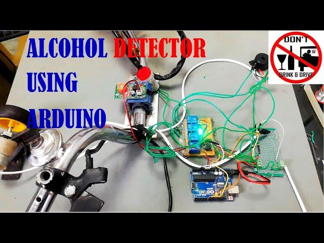 arduino project- alcohol detection device - MQ3 sensor