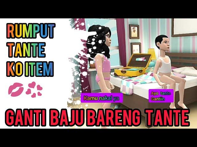 Tante rona bohay ganti baju wikwik||kartun animasi lucu