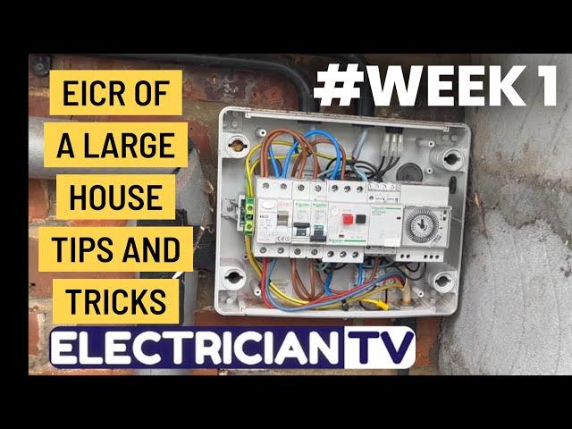 ️A WEEK IN THE LIFE OF A UK ELECTRICIAN #week1 Wills Weekly Electrical testing tips and tricks