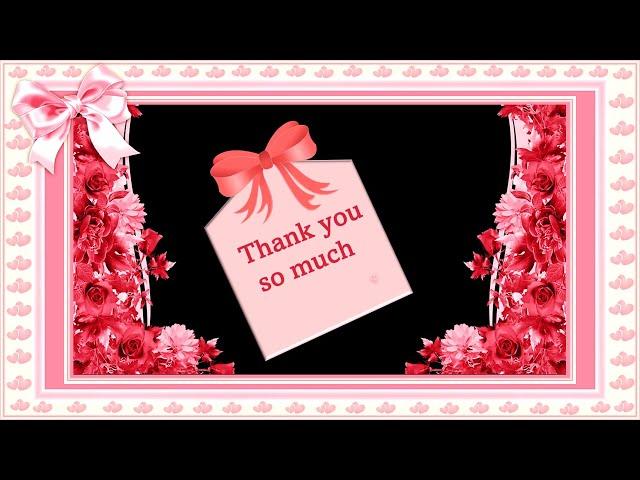 'Thank you' Status for replying wishes || Thank You Message