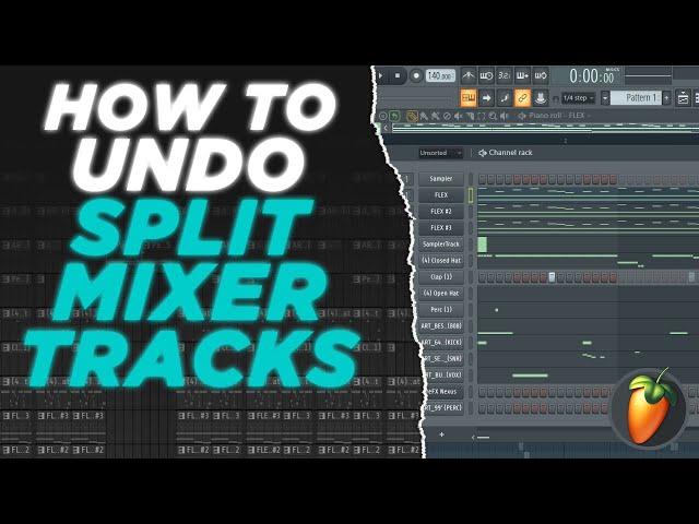 HOW TO PUT EVERYTHING BACK INTO THE CHANNEL RACK | UNDO SPLIT MIXER TRACKS | FL STUDIO GEMS ON IG