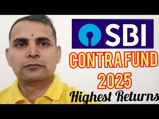 Sbi Contra Fund 2025 | Sbi Contra fund direct Growth | Sbi Contra fund Review | SBI SIP Best plan