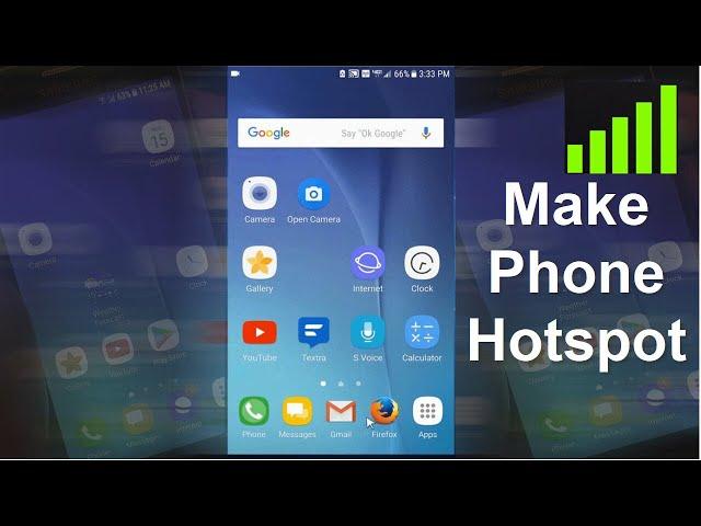 How to create WiFi Hotspot on Android Phone - Free & Easy