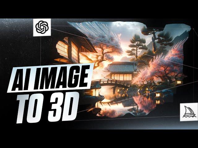 AI Image to 3D using After Effects (MidJourney & ChatGPT)