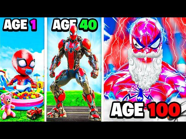 GTA 5: Adopted By SPIDERMAN In GTA V ! | EVERY AGE GROUP as SPIDERMAN In GTA V ! ( GTA 5 mods )