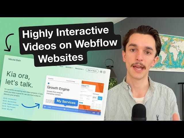 Adding Highly Interactive Videos on a Webflow Website