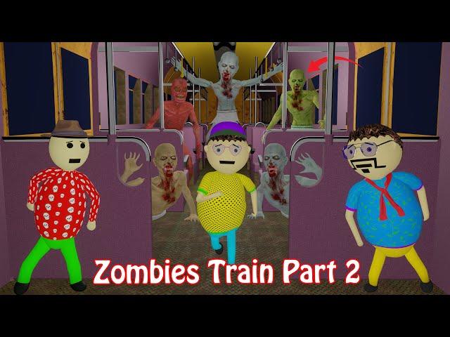 Gulli Bulli In Zombies Train Part 2 | Railway Station | Gulli Bulli | Make Joke Horror