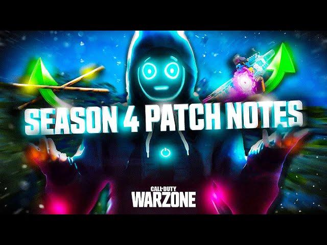 WARZONE: 1.5o PATCH NOTES EXPLAINED! (All Season 4 Update Changes)