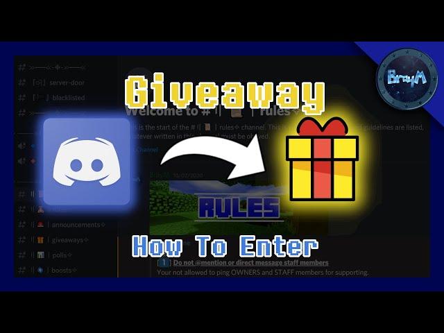 Giveaway! | How To Enter, Discord Showcase, and More!