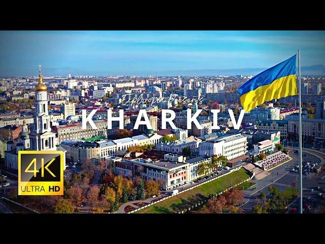 Kharkiv, Ukraine  in 4K 60FPS ULTRA HD Video by Drone