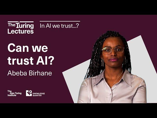 Can we trust AI?