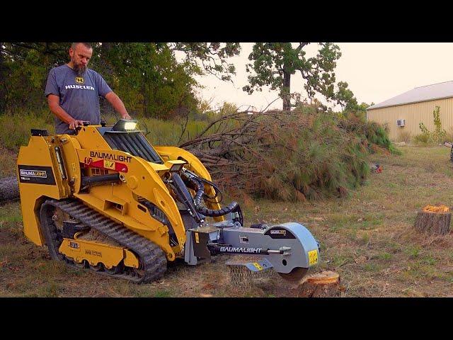 This is an Awesome Stump Grinding Setup