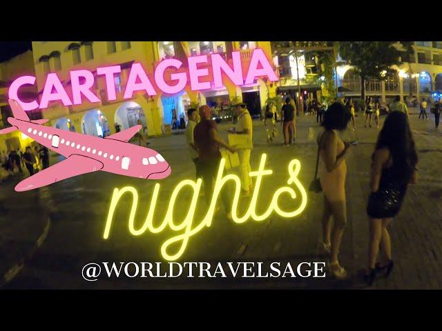 CARTAGENA NIGHTS  BEFORE LOCKDOWN BEAUTIFUL WOMEN, NIGHTLIFE COLOMBIA ENCHANTING STREETS HISTORIC