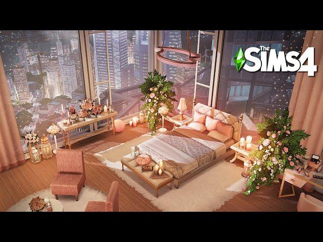 888 Spire Apartment | The Sims4 Stop Motion Build | NoCC |【シムズ４建築】