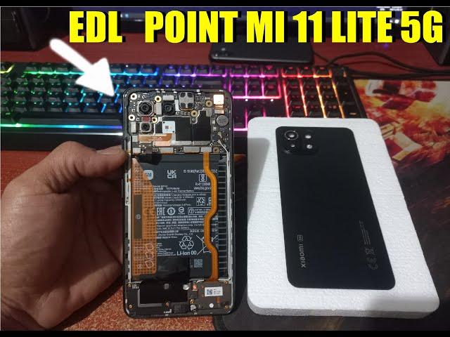 Como Colocar XIAOMI MI 11 LITE 5G Em modo EDL POINT 2023 (EDL Point Mode MI 11 LITE 5G)