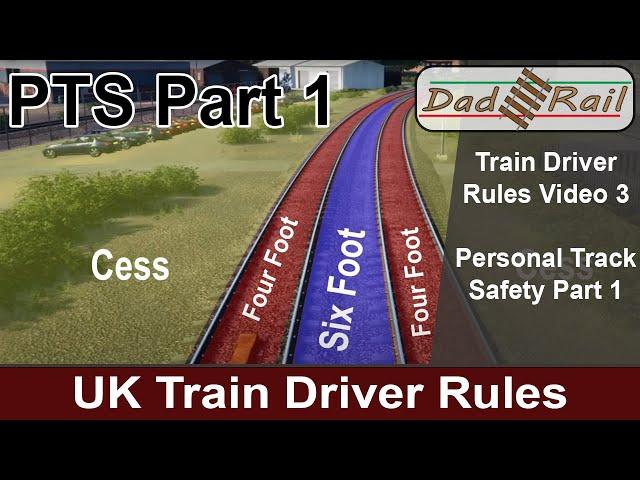 UK Train Driver Rules Part 2 - Personal Track Safety PTS