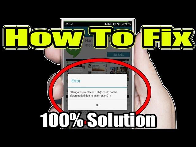 How to Fix All Google Play Store Errors (New And Easy Way)