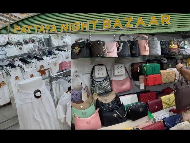 Pattaya Night Bazaar, Best Place for Girls Shopping Market in Pattaya, Cheap shopping market Pattaya