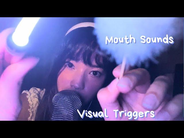 ASMR Mouth Sounds  Face Tracing Triggers