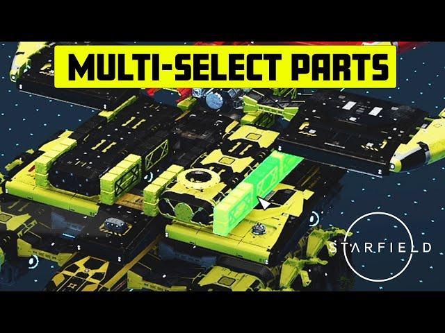 Starfield : How to Select Multiple Parts in Ship Builder