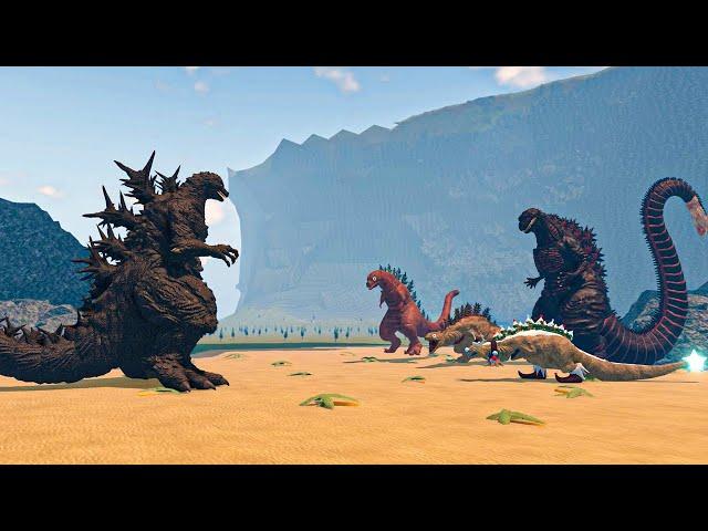 Godzilla Minus One Vs Shin Godzilla ( Shin Godzilla's Revenge ) ( Part 02 ) - Roblox Kaiju Universe