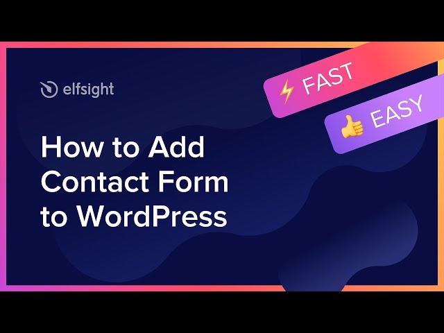 How to Create Contact Form Plugin on WordPress