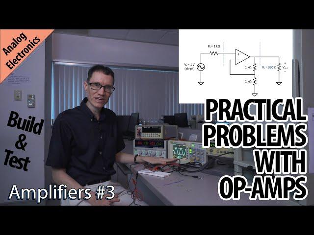 Let's build an amplifier using an op-amp (Amplifiers #3)