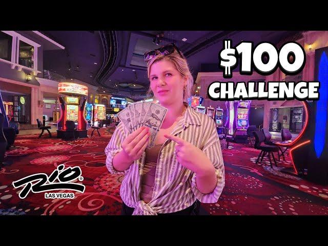 How Long Will $100 Last in Slot Machines at RIO in Las Vegas?!