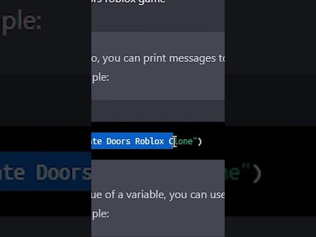 How To Copy Any Roblox Game With Chat GPT