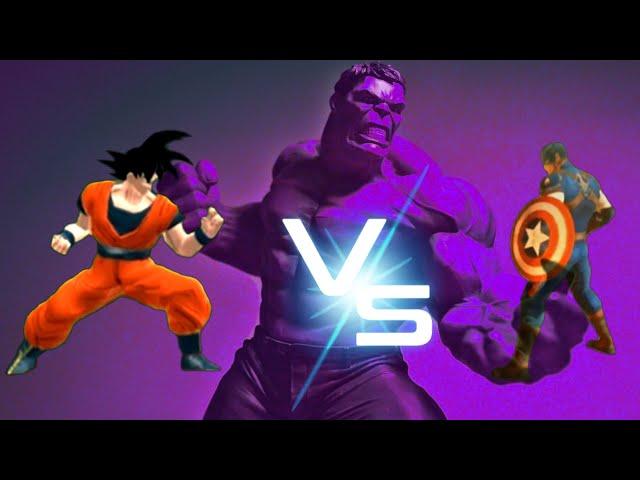 Wrong Heads Top Superheroesㅣ슈퍼히어로 그림자 맞추기 춤 댄스!ㅣgoku vs captain america #goku #hulk #captainamerica