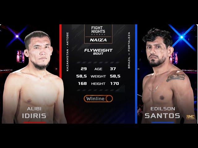 Алиби Идрис vs. Эдилсон Сантос / Alibi Idris vs. Edilson Santos