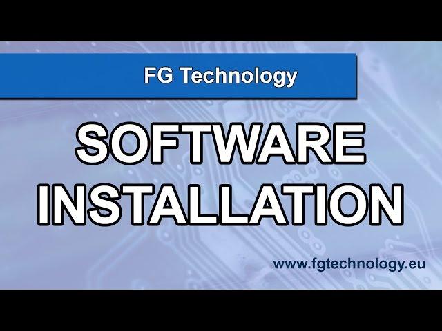 SOFTWARE INSTALLATION