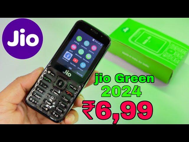 Jio Phone Green 2024 Only 699 Full Details!