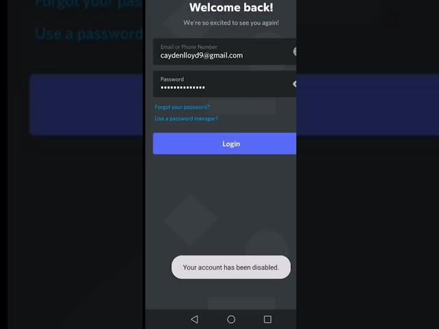 my discord account got disabled how to fix?