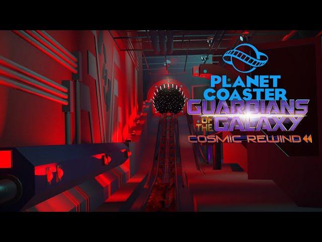 Guardians of the Galaxy: Cosmic Rewind | Full POV - Epcot (Planet Coaster)