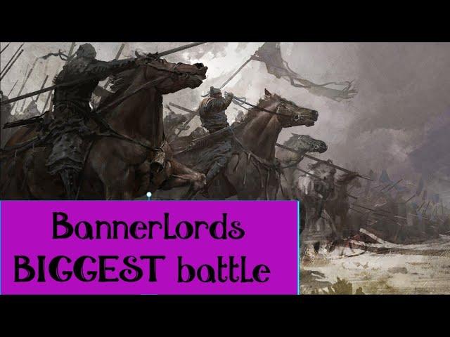 Bannerlords BIGGEST battle  (from Empire Only Conquest) 1,071 Vs 2,005