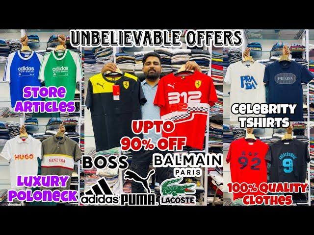Unbelievable Offers  | Upto 90% Off | Tshirts,Poloneck,Shirts | Branded Clothes in Mumbai