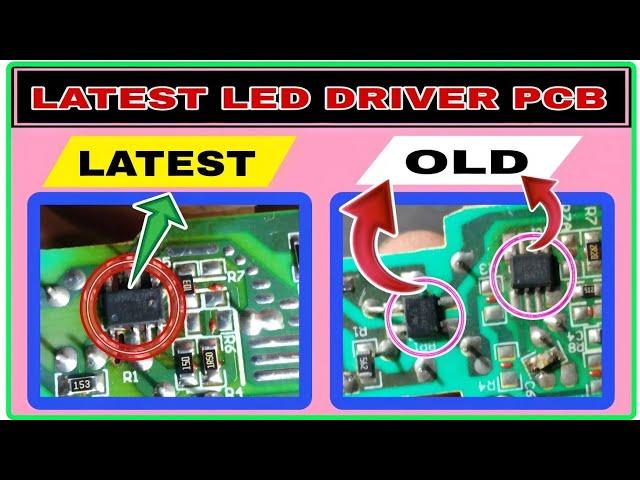 New LED Driver Circuit || Old Vs Latest LED Driver PCB || LED Driver Modification 2025 Electronics 