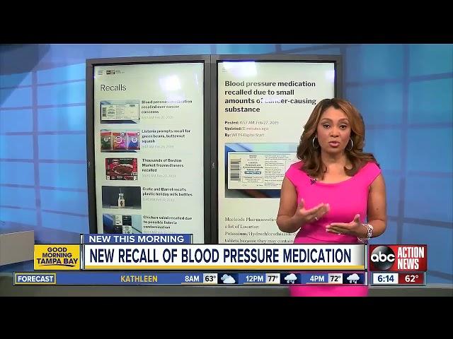 Blood pressure medication recalled over cancer concerns