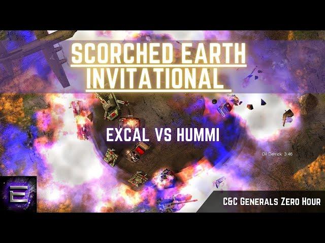  LIVE | ExCaL vs HuMMi | $140 Scorched Earth Invitational | 1v1 10k Tournament | C&C Zero Hour