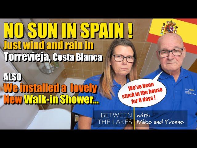 No Sun in Spain, in Torrevieja, Costa Blanca - Between the Lakes with Mike & Yvonne