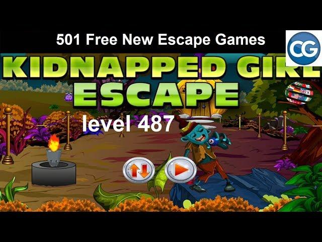 [Walkthrough] 501 Free New Escape Games level 487 - Kidnapped girl escape - Complete Game