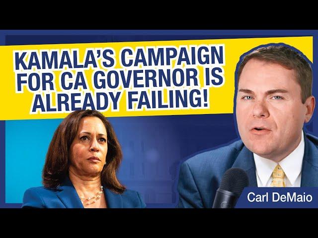 Kamala Harris’ Campaign for CA Governor is Already Failing!