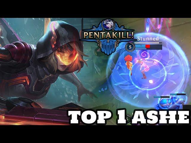 Wild Rift Ashe - Top 1 Ashe Gameplay Rank Master Season 13