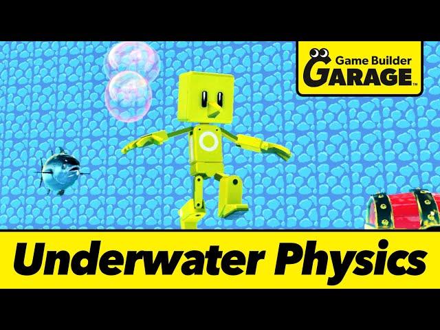 Let's Add Underwater Physics to Game Builder Garage so this Person can find Treasure (Tutorial)