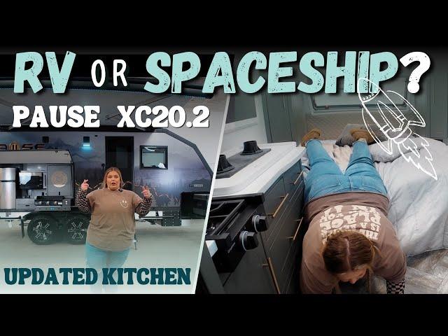 unhinged camper review: 2024 pause xc20.2 updated kitchen