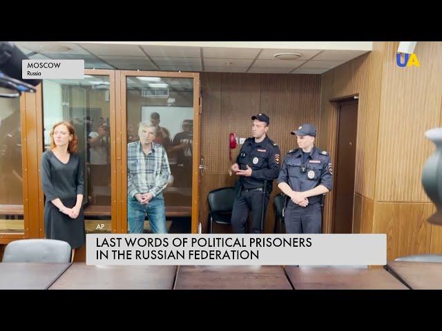 Political prisoners are being persecuted in Russia for protesting against the Kremlin's war