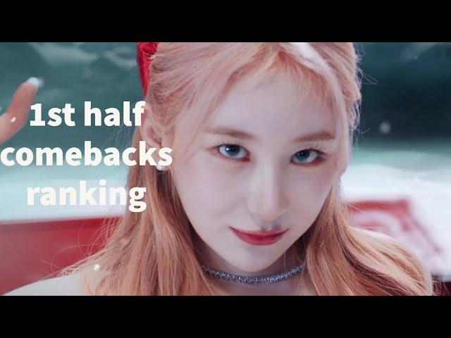 ranking all my favorites comebacks for the 1st half of 2023