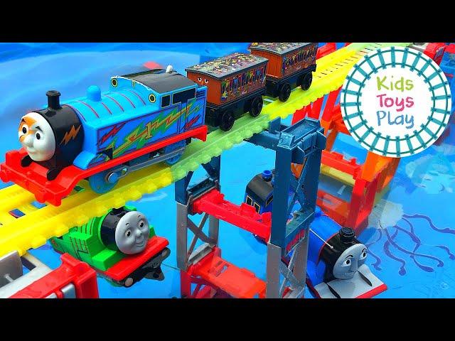 Thomas and Friends Trackmaster vs Duplo Lego Train Crashes