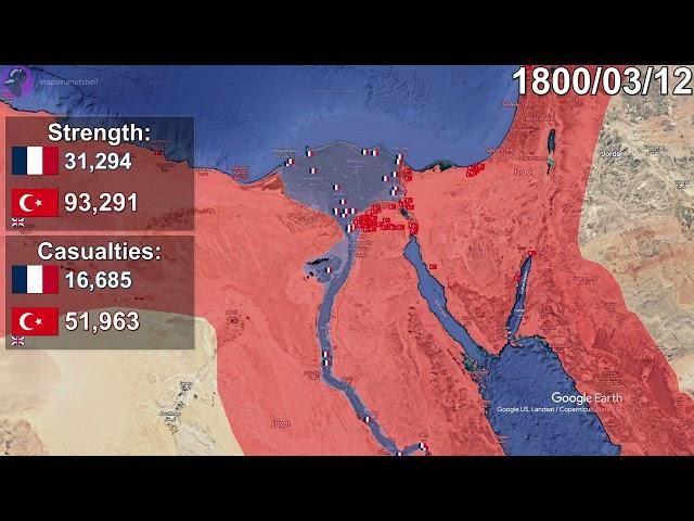 Napoleon's Egypt Campaign using Google Earth